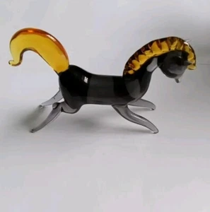 MURANO Style Glass Horse - Picture 1 of 5