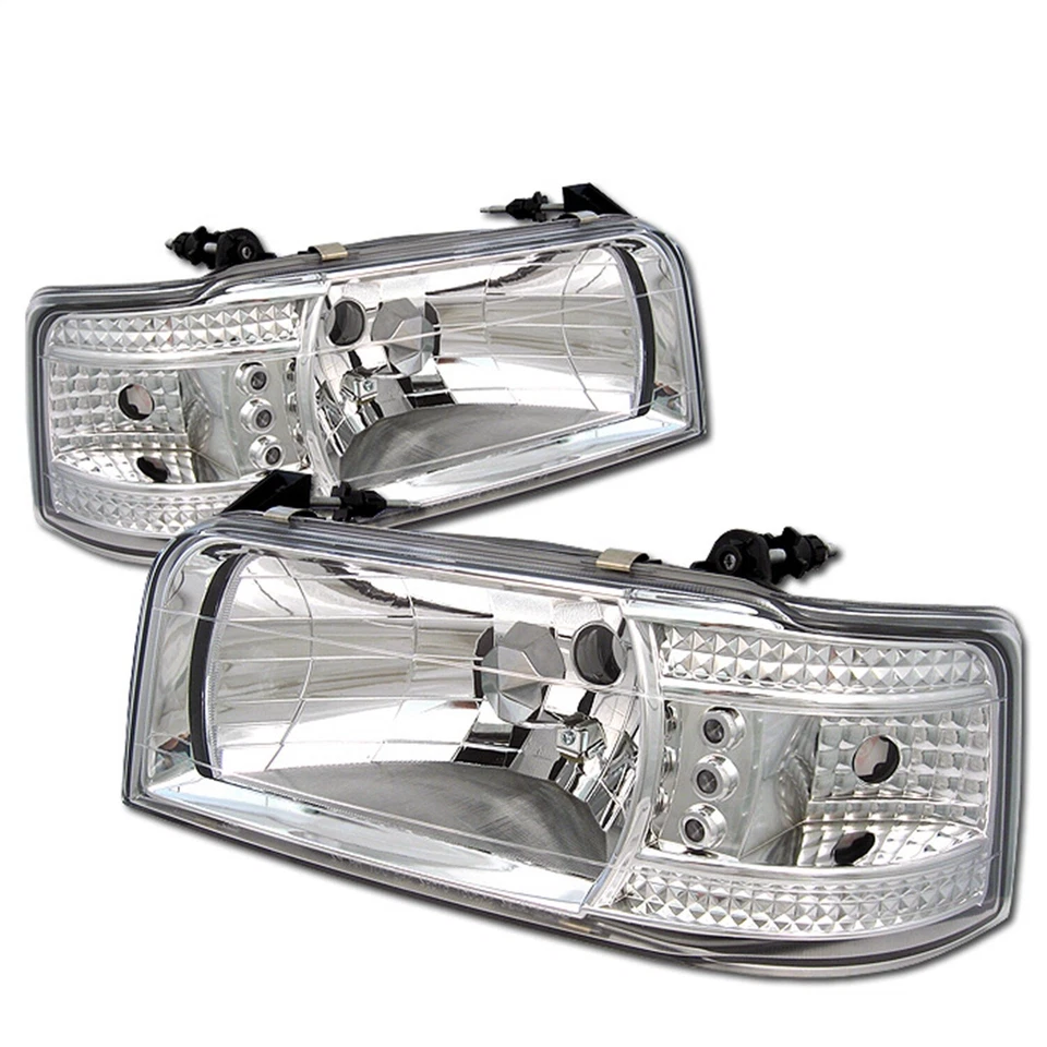 Faros LED de cristal Spyder Auto 5012500 para 92-96 Bronco F-150 Foto 1 de 1