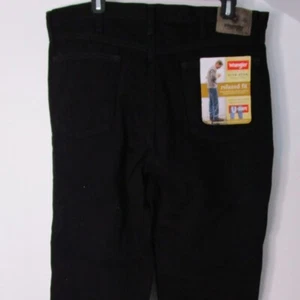 New WRANGLER FIVE STAR PREMIUM DENIM RELAXED FIT JEAN IN COAL 38 x30 #634 - Picture 1 of 9