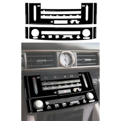 6 шт глянцевый черный центральный кондиционер чехол для компакт-диска для Lexus RC300 350 200T 15-20 - Изображение 1 из 4