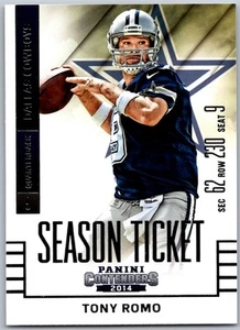 2014 Panini Contenders 37 Tony Romo Dallas Cowboys Football Karte - Bild 1 von 2