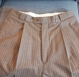 Beautifully Tailored Retro Trousers Perfect Stitching, USA Zipper, 33 In Waist - Bild 1 von 18