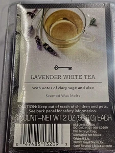 Lavendel Weiß Tee Wachs Schmelzen - 6 Stück - Netto WT 2 Unzen - Bild 1 von 2