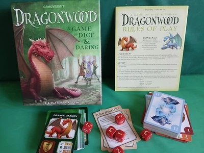 Dragonwood A Game of Dice & Daring Fantasy Card Game by Gamewright Complete - Image 1 of 4