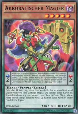 YuGiOh Akrobatischer Magier TDIL-DE009 Rare NM 1st - Bild 1 von 2