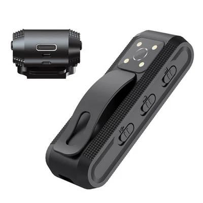 Cámaras corporales con grabación de audio y video 1080P alta claridad mini cámara corporal BQKU Foto 1 de 3