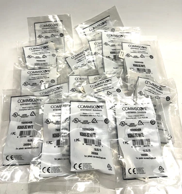 Lot of 17 NEW Commscope GigaSPEED X10D MGS600 Series MGS600 Cat6a Jack 760092429 - Image 1 of 4
