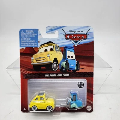 Nuevos Coches Disney Pixar Luigi y Guido Pack de 2 Metal 2021 Diecast Mattel Precintados Foto 1 de 4