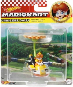 MARIO KART GLIDER Principessa Daisy Flower Glider 1:64 Hot Wheels HDB41 - Picture 1 of 5