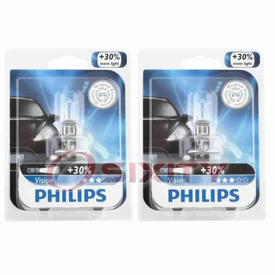 2 bombillas de faros de haz bajo Philips para Mazda 6 2003-2008 eléctricas oh Foto 1 de 4