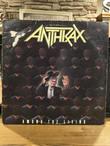 Anthrax Among The Living Megaforce A1-90584 1987 1st Press Vinyl LP Record Album - Picture 1 of 12