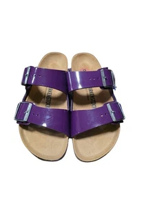 Birkenstock Arizona Plum Purple Birko  Size 8/39 - Picture 1 of 5