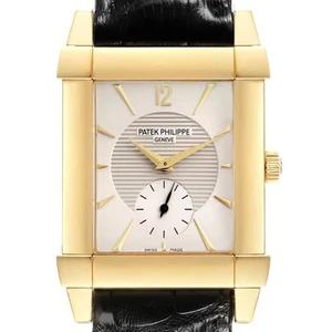 Patek Philippe Gondolo Yellow Gold Silver Dial Mens Watch 5111 Box Papers - Picture 1 of 12