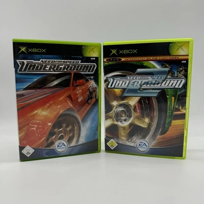 Need For Speed Underground 1 + 2 - XBOX Classic - Komplett - Bild 1 von 3