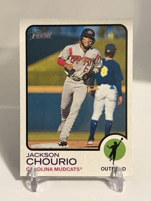 2022 Topps Heritage Minor League #23 Jackson Chourio - Image 1 of 2