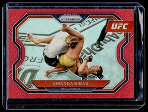2021 Panini Prizm UFC Amanda Ribas Red Prizms 162 #/275 - Picture 1 of 2