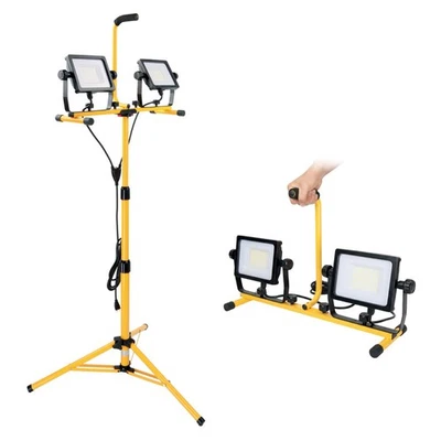 Grafner Baustrahler Flutlicht LED Stativ Fluter Arbeitsleuchte Fernbedienung - Bild 1 von 4