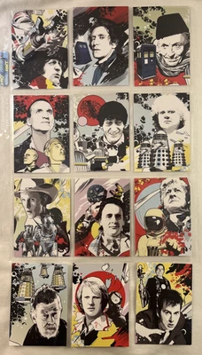 Lote de 12 tarjetas Doctor Who Topps 2013 ORIGINAL Foto 1 de 4