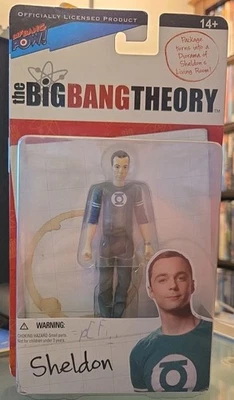 Camisa The Big Bang Theory Sheldon Linterna Verde Figura 3 3/4 Pulgadas Serie 1 Foto 1 de 2