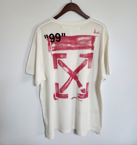 OFF WHITE T shirt uomo oversize Off White White Stencil Arrow 014052 132448327
