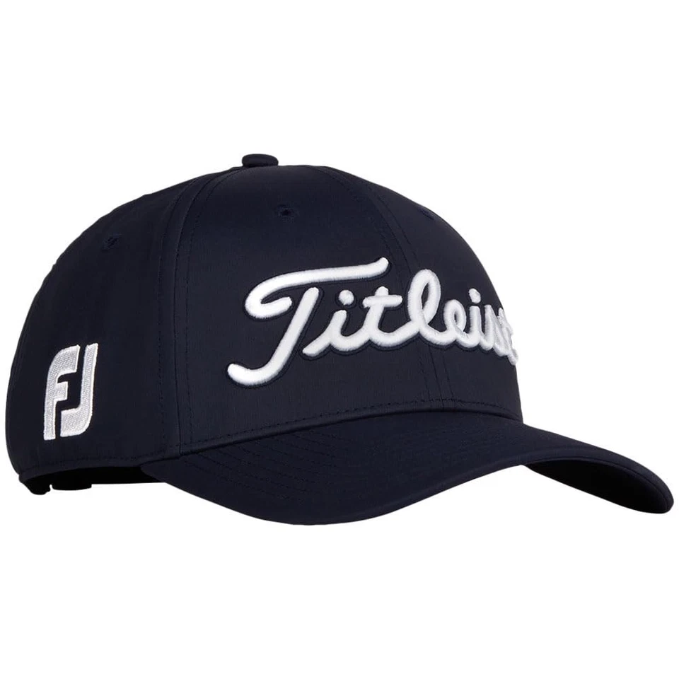 Titleist Tour Mesh Snapback 2025 Adjustable Golf Hat Cap Gray/White