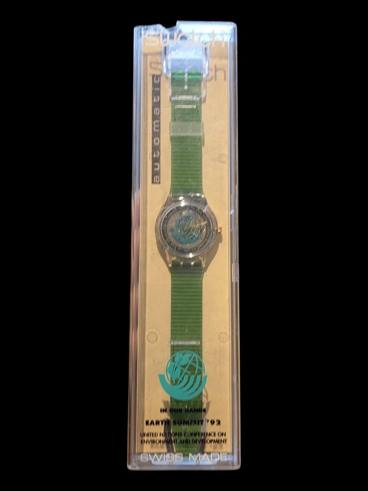 Swatch SAK102 Unisex Transparent Watch