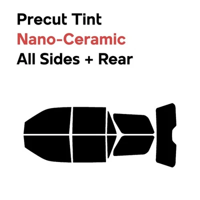 Película de ventana precortada automotriz nano tinte cerámico para Ford Expedition 2018-2025 Foto 1 de 4