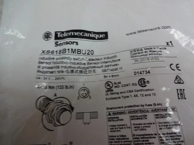 Telemecanique Xs618b1mbu20 Proximity Sensor - Image 1 of 4