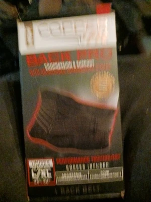 Copper Fit Back Pro Compression Support Belt w/ Straps L/ XL -- 39" - 50" Waist - Image 1 of 4