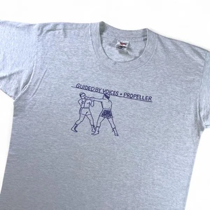 Vtg 90s Guided By Voices Propeller Lofi Indie Rock Band Shirt Rockathon Records - Picture 1 of 4
