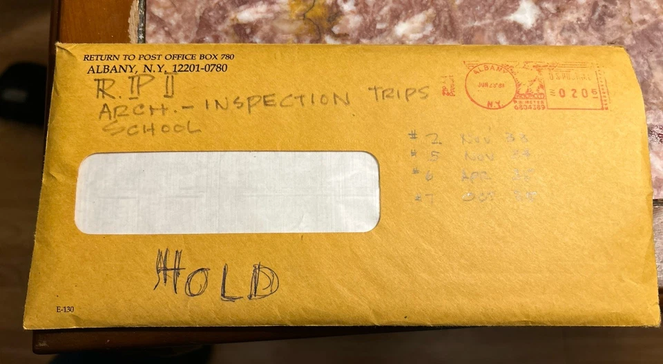 1930’s RPI Architecture Archives Famous Sites School Of Inspection 8 Blue Prints - Image 1 of 4