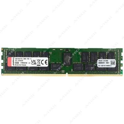 Kingston 32GB DDR4-2666 PC4-21300 2Rx4 ECC RDIMM Server Memory RAM KTD-PE426/32G - Image 1 of 2