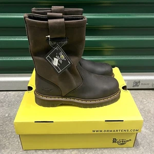Botas pesadas Dr. Martens Icon 2295 punta de acero para hombre Gaucho Volcano talla 5 EE. UU. NUEVAS - Imagen 1 de 9