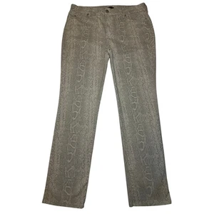 NYDJ Not Your Daughters Damenjeans Größe 12 Skinny-Hose mit Schlangenledermuster - Bild 1 von 8