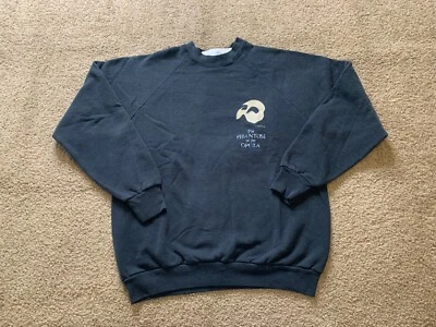 VINTAGE Fruit Of The Loom Mens Sweater Large Black The Phantom Of The Opera 1980 - Image 1 of 4