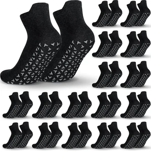 30 Pairs Non Slip Socks Unisex Non Skid Pilates Yoga Hospital Socks for Men Wome - Picture 1 of 7