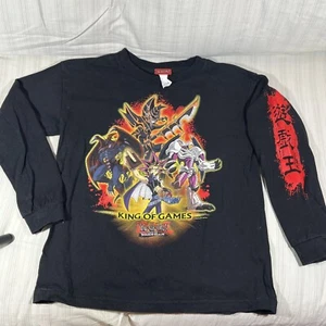 VTG 1996 Yu-Gu-Oh! Enter The Shadow Realm Long Sleeve Sz L Youth Shirt 90s X1 - Picture 1 of 11