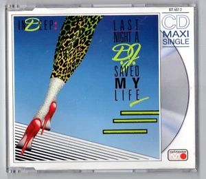 Indeep Maxi-CD LAST NIGHT A D.J. SAVED MY LIFE 1989 Metronome 2-track 871 607-2 - Picture 1 of 2