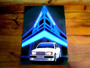 BRABUS MERCEDES BENZ SALES BROCHURE, CIRCA 1990, TEXT ENGLISH & GERMAN - Picture 1 of 3
