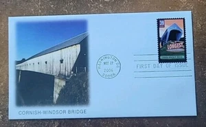US FDC # 4071 Longest Covered Bridge .Cornish- Windsor Bridge 2006. - Picture 1 of 6