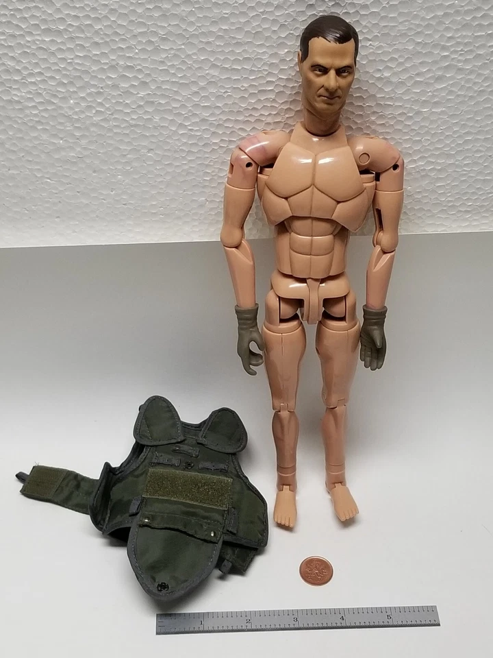 Medicom GSG-9 Body With Body Armour Used 1:6 Scale 12"Inch Figure #2 - Image 1 of 4