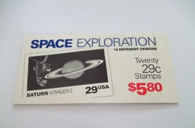 2577a 1991 Unopened Unexploded Space Exploration booklet BK192  VF MNH - Image 1 of 2