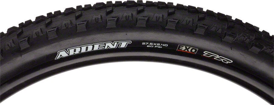 Maxxis Ardent Tire - 27.5 x 2.4 Folding Tubeless Black Dual EXO