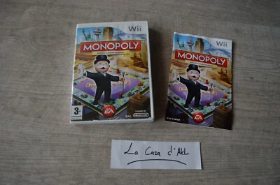 Monopoly Edition Classique et Monde sur Nintendo Wii - FR cd TTBE - Photo 1/3