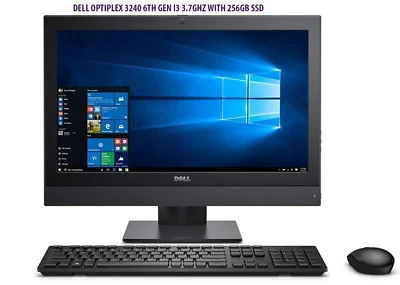 Joblot X 10 Dell OptiPlex 3240 Intel Core i3 6Th Gen  256GB SSD  8GB All in One - Image 1 of 4