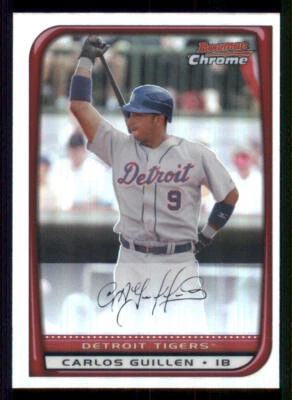 2008 Bowman Chrome Refractors #133 Carlos Guillen - Image 1 of 2