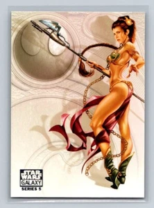 2010 Topps Star Wars Galaxy Series 5 #558 Leia and Han Slave Leia - Picture 1 of 3