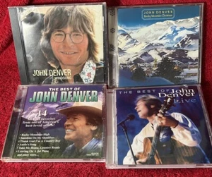 4 CD lot John Denver Live Rocky Mountain Christmas Windsong Best of - Picture 1 of 3