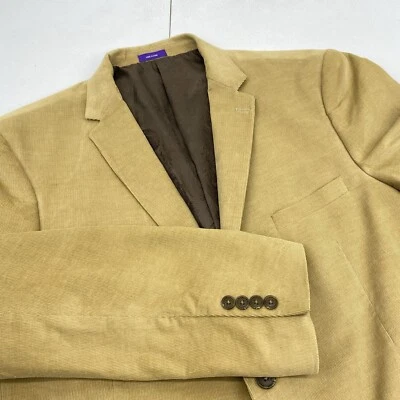 Blazer Alan Flusser Para Hombre Talla 2XL Pana Informal Chaqueta Deporte Abrigo Traje Cordón Foto 1 de 4