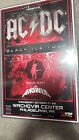 ACDC AC/DC  Tour poster 11x17 Black Ice Philadelphia 2009 Wachovia Center